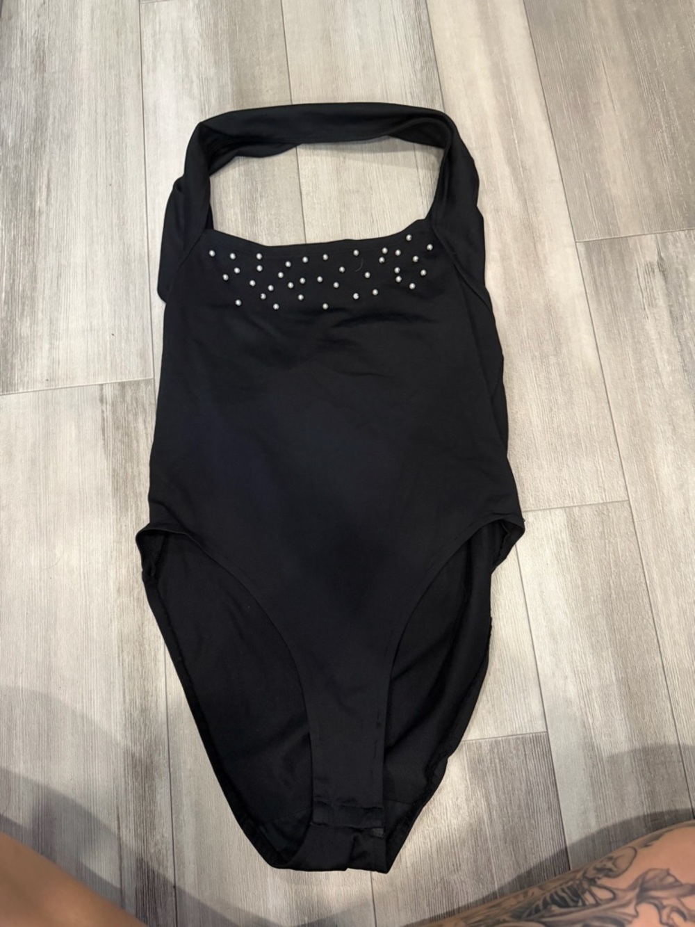 Natori bodysuit with  Decorative Studs